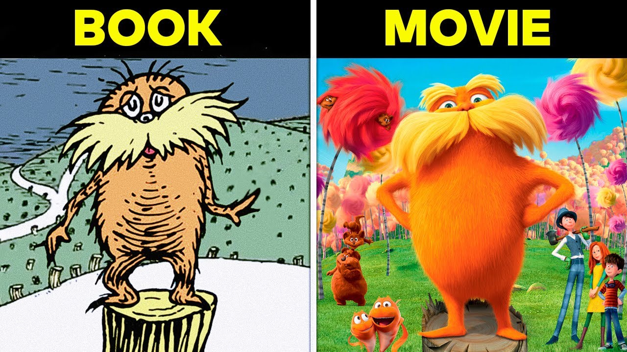12 BIZARRE Differences Between The Lorax Book and Movie