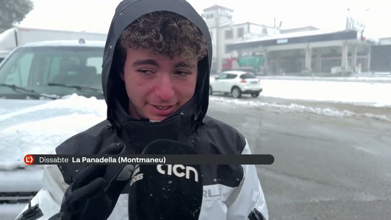 L’Anoia viu la segona nevada de l’any a 24 de gener, més intensa que la del 5 de gener