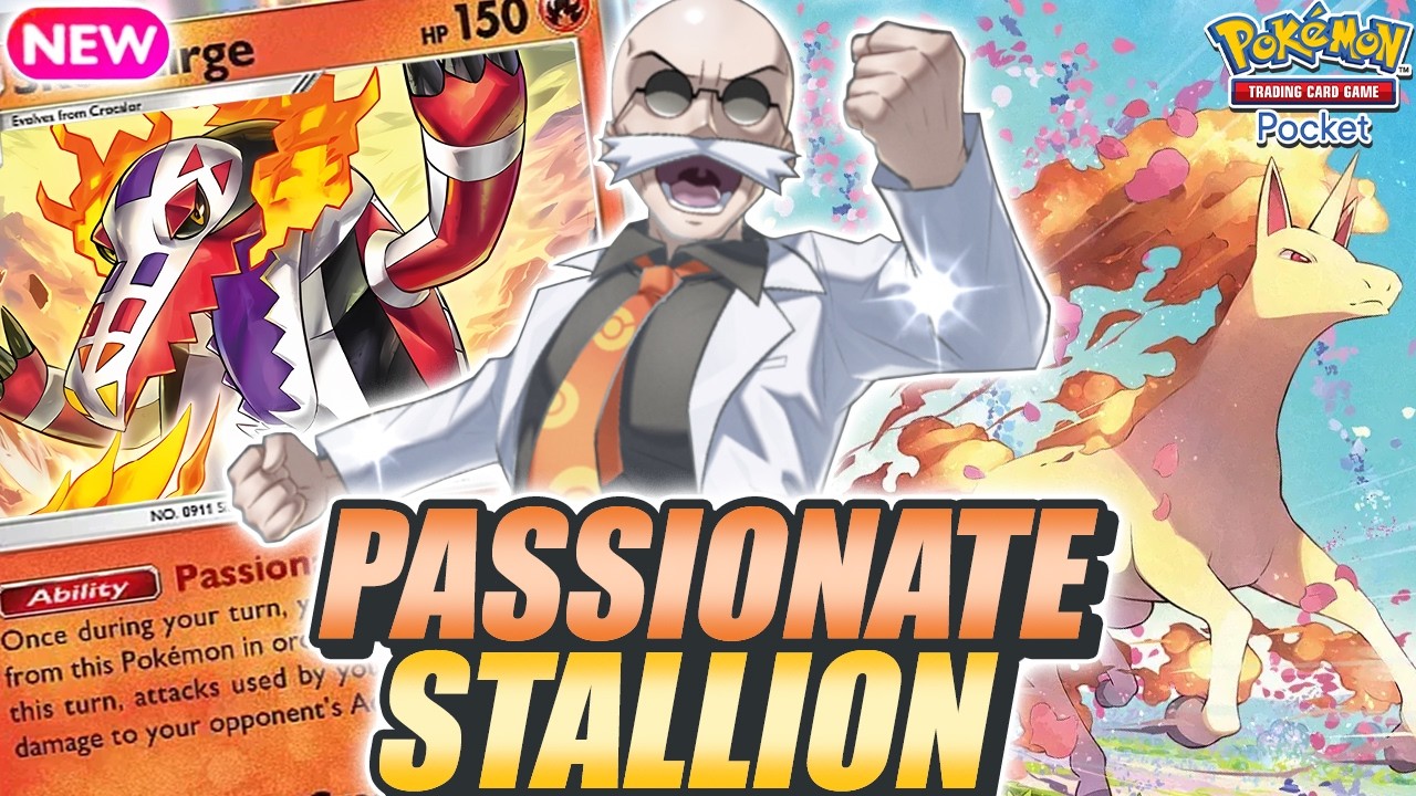 PASSIONATE SYNERGY ! RAPIDASH Deals Crazy Damage Thanks to SKELEDIRGE ! - Pokemon TCG Pocket
