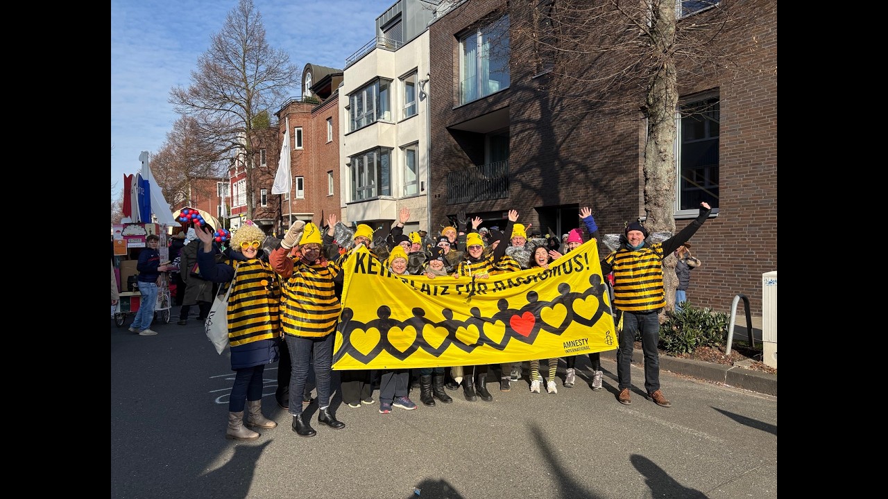 Amnesty beim Düsseldorfer Karneval 2026