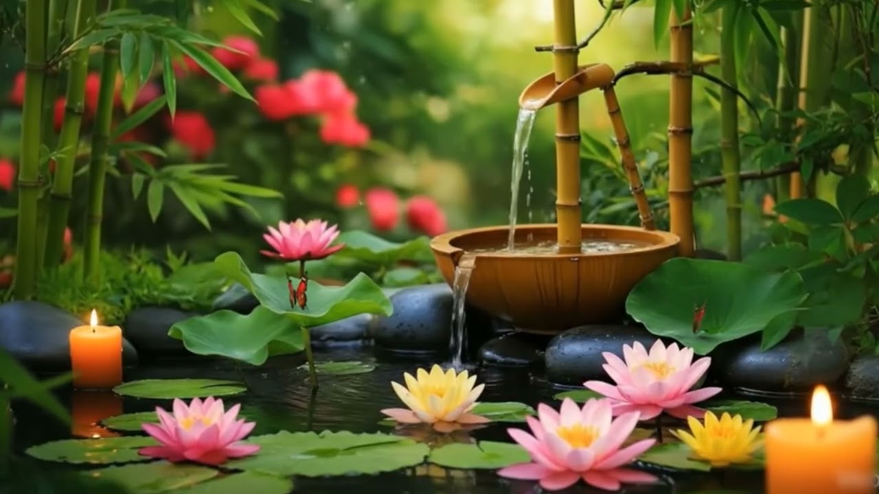 Beautiful Relaxing Music - Soothing Piano Music & Guitar Music with Birds Chirping