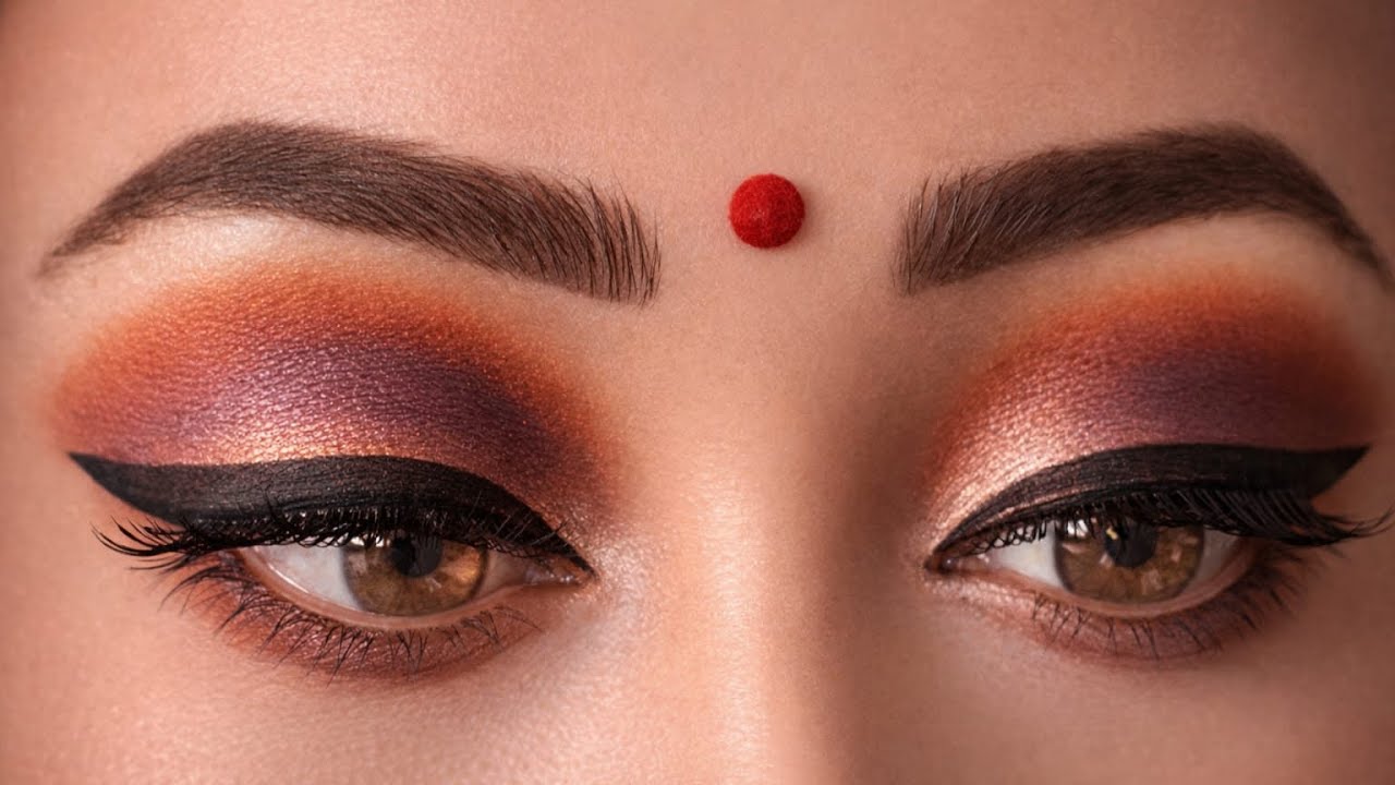 Simple Easy eye makeup for beginners- step by step