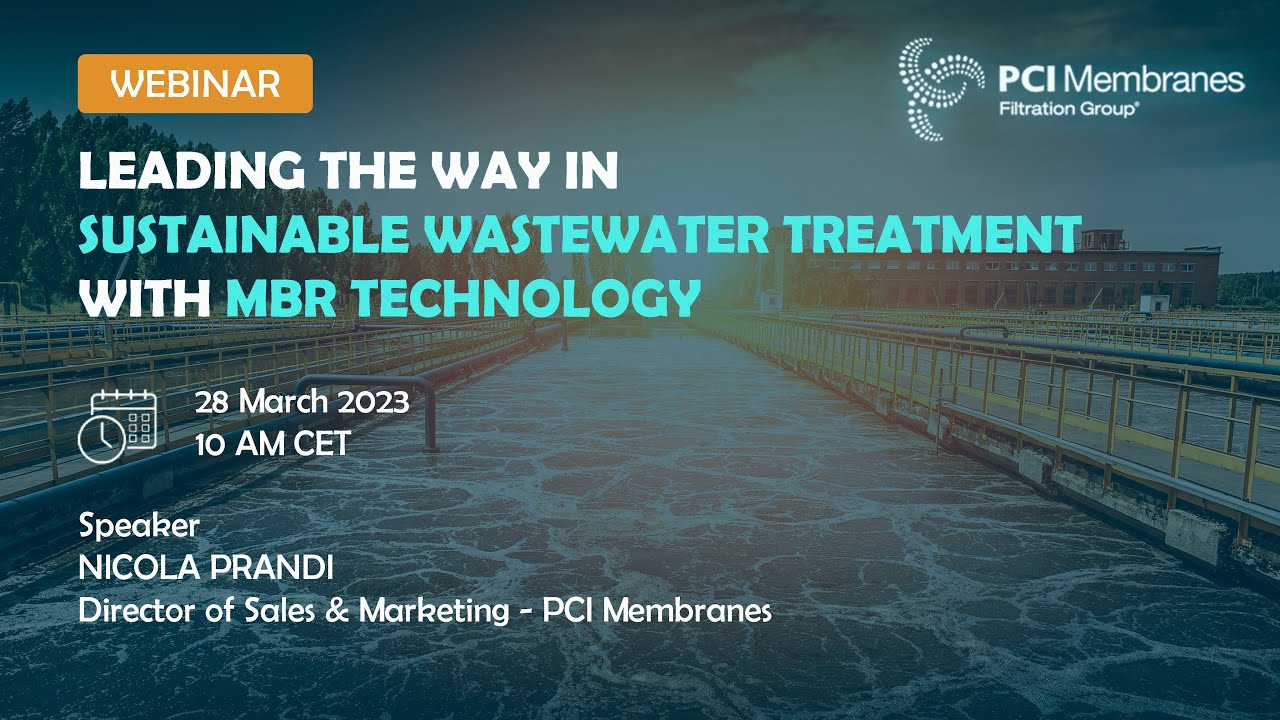 [webinar] Leading the Way in Sustainable Wastewater Treatment with MBR Technology