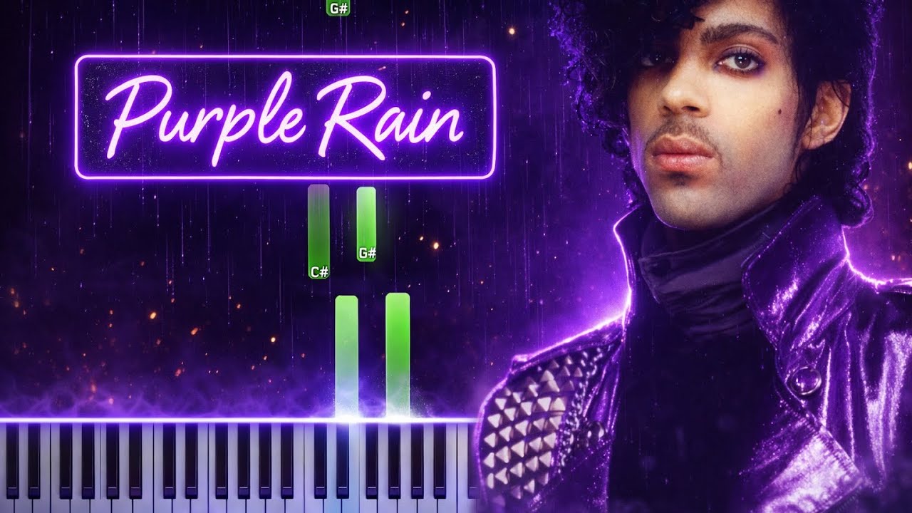 Prince & The Revolution - Purple Rain Piano Tutorial