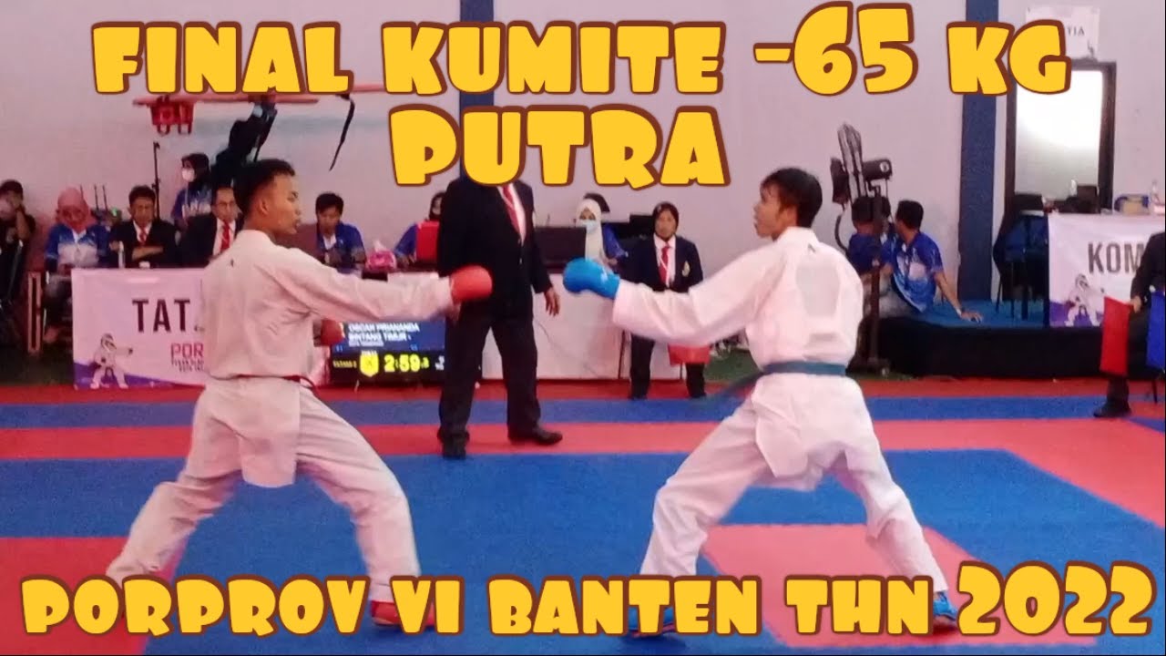 Final Karate -65 Kg Putra Porprov Banten 2022 Kota Tangerang VS Kota Serang