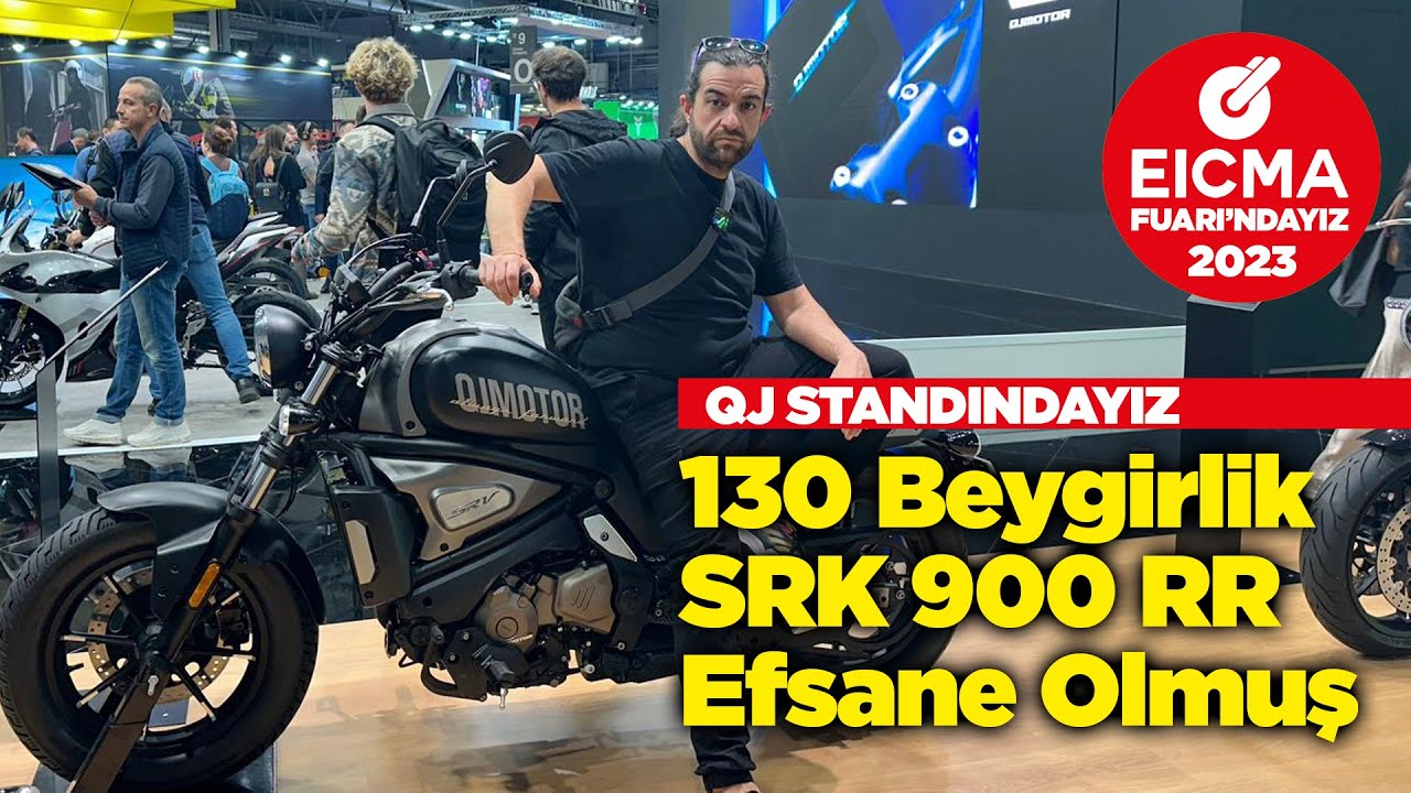 Eicma 2023 Fuarı QJMOTOR Standındayız |  130 BG SRK 900 RR Efsane Olmuş