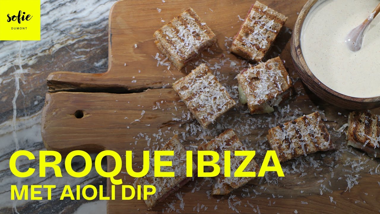 Croque Ibiza style met manchego, iberico en aïoli | Sofie Dumont