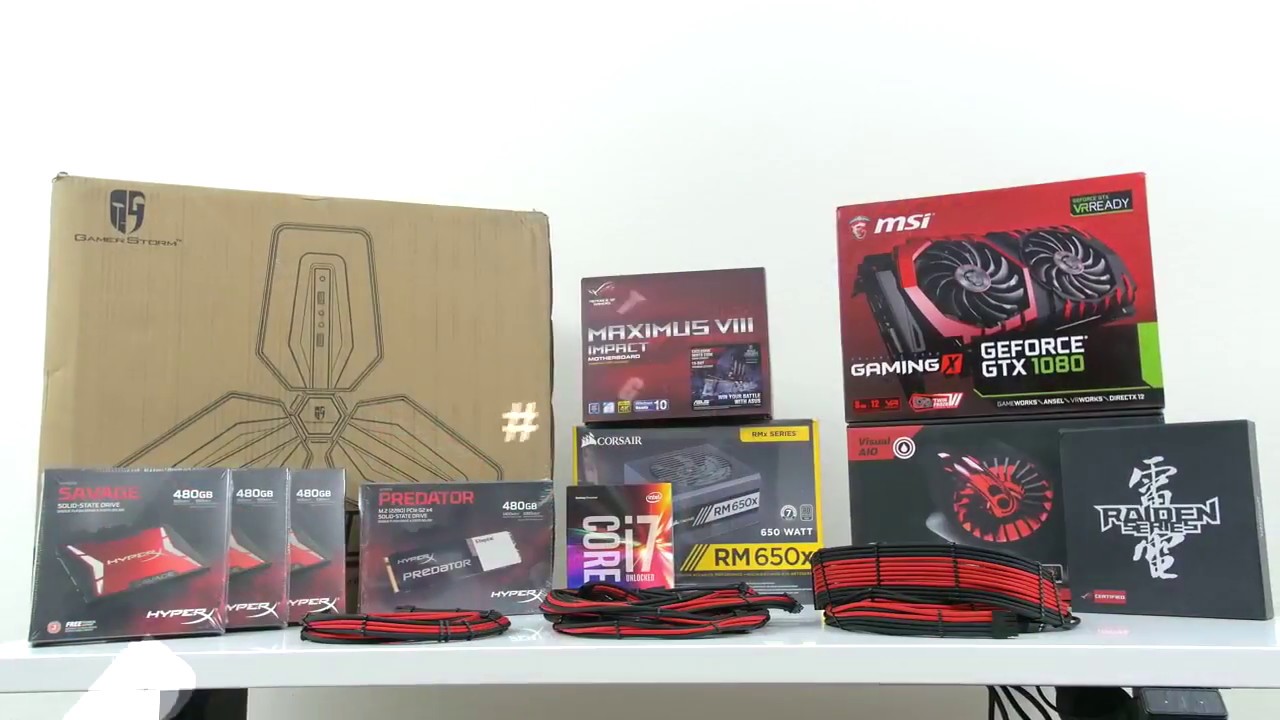 CRAZY INSANE GAMING PC GIVEAWAY OPEN 2018 GAMING PC BUILD TIMELAPSE