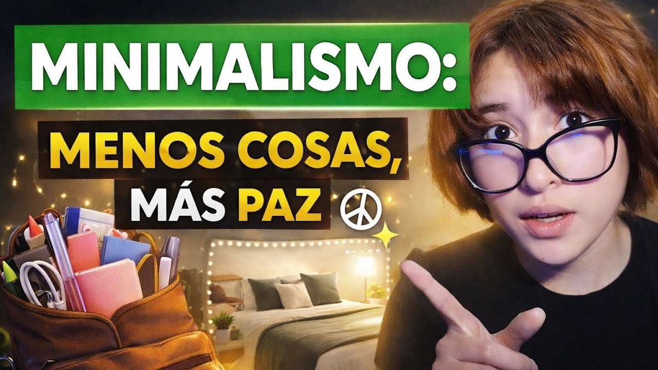 MINIMALISMO: MENOS COSAS, MÁS PAZ