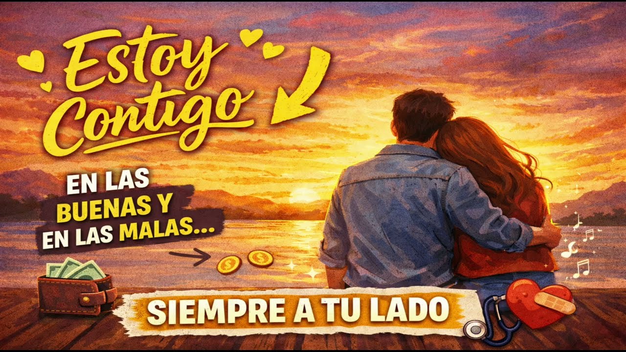 ESTOY CONTIGO ❤️ Canción Romántica que Promete Amor en las Buenas y en las Malas | Acoustic Love