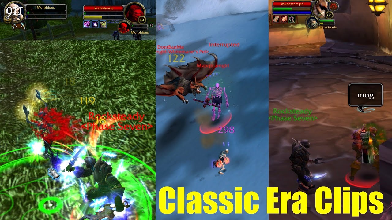Classic Era PvP - Full BiS Rogue + BiS hunter w/ World Buffs - Rocksteady - Mvpqtcamgirl - Morphious