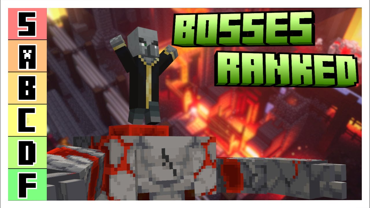 Ranking EVERY Minecraft Boss.
