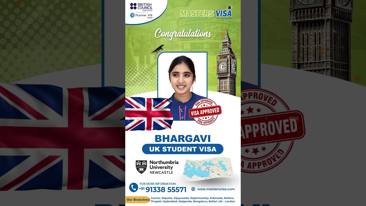 Ganga Bhargavi's | Visa Success Story | Northumbria University, UK