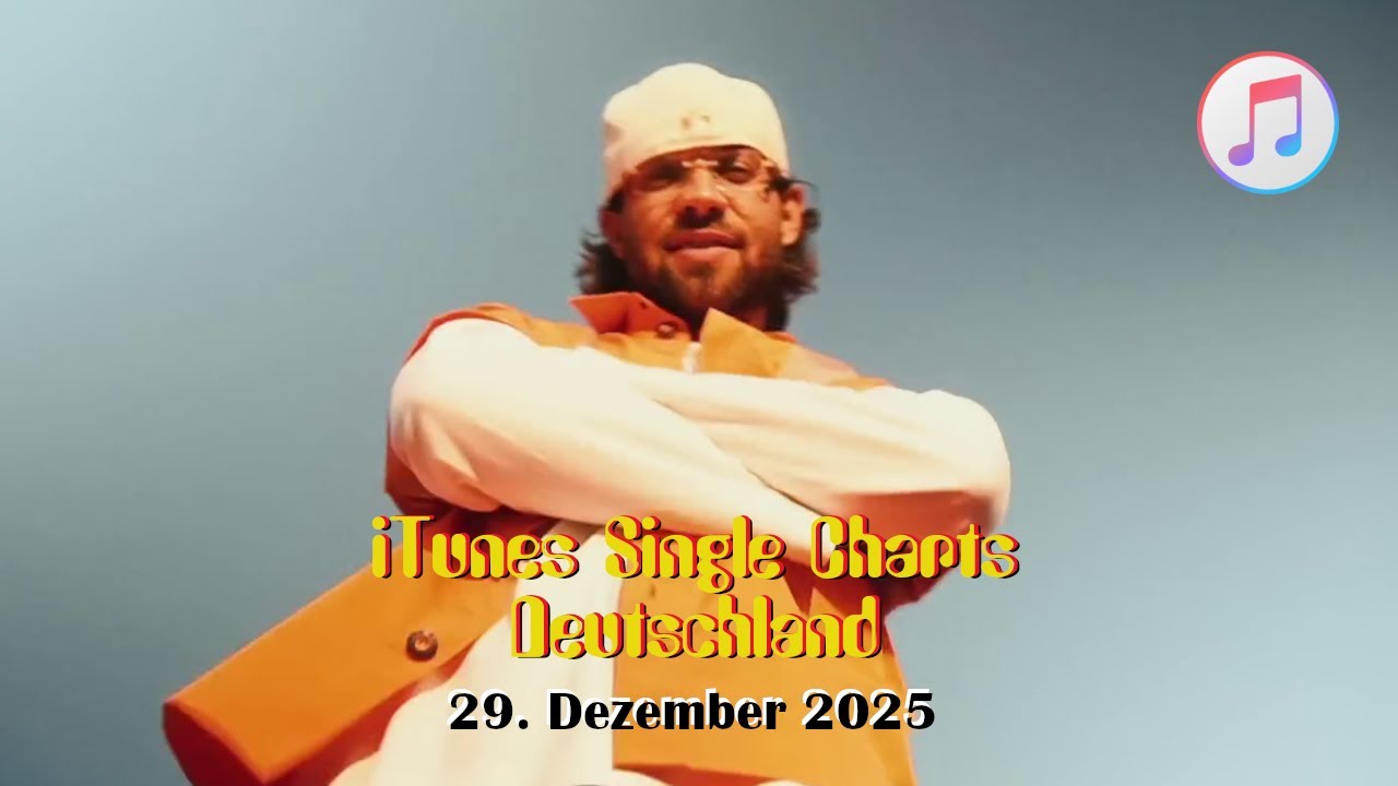 TOP 40: Offizielle iTunes Single Charts Deutschlands - Stand: 29. Dezember 2025