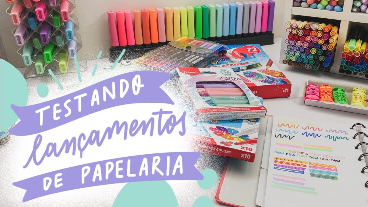 Testando Lançamentos de papelaria