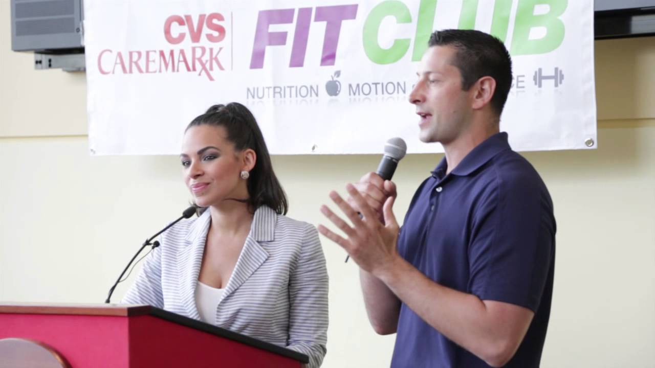 GET INSPIRED • GET FIT • GIVE BACK! Jason Case and Amy Diaz at CVS Caremark