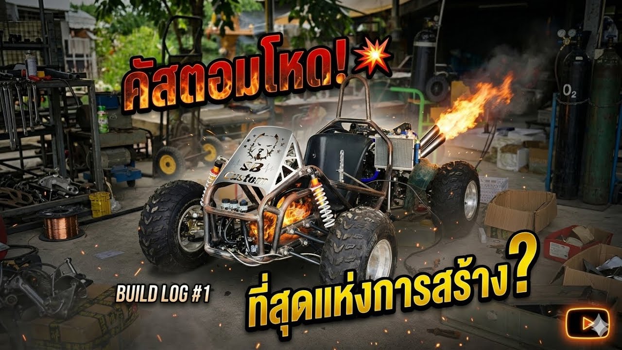 13วัน กับการทำรถสร้างไปลงแข่ง 14-15 มีนาคม 2569