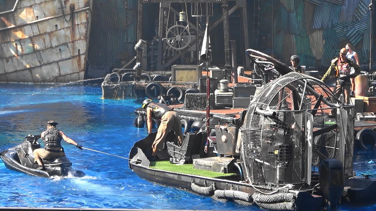 ディーコン船エンストにゴルフ打ち直し×2、セイジ銃殺の神回【USJ ウォーターワールド】Universal Studios Japan WATER WORLD