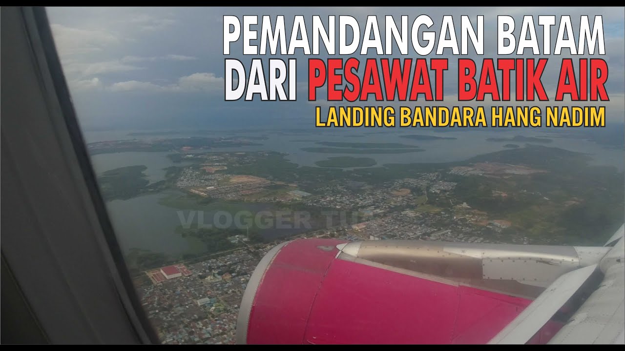 BATIK AIR LANDING HANG NADIM BATAM | asmr air craft #airport