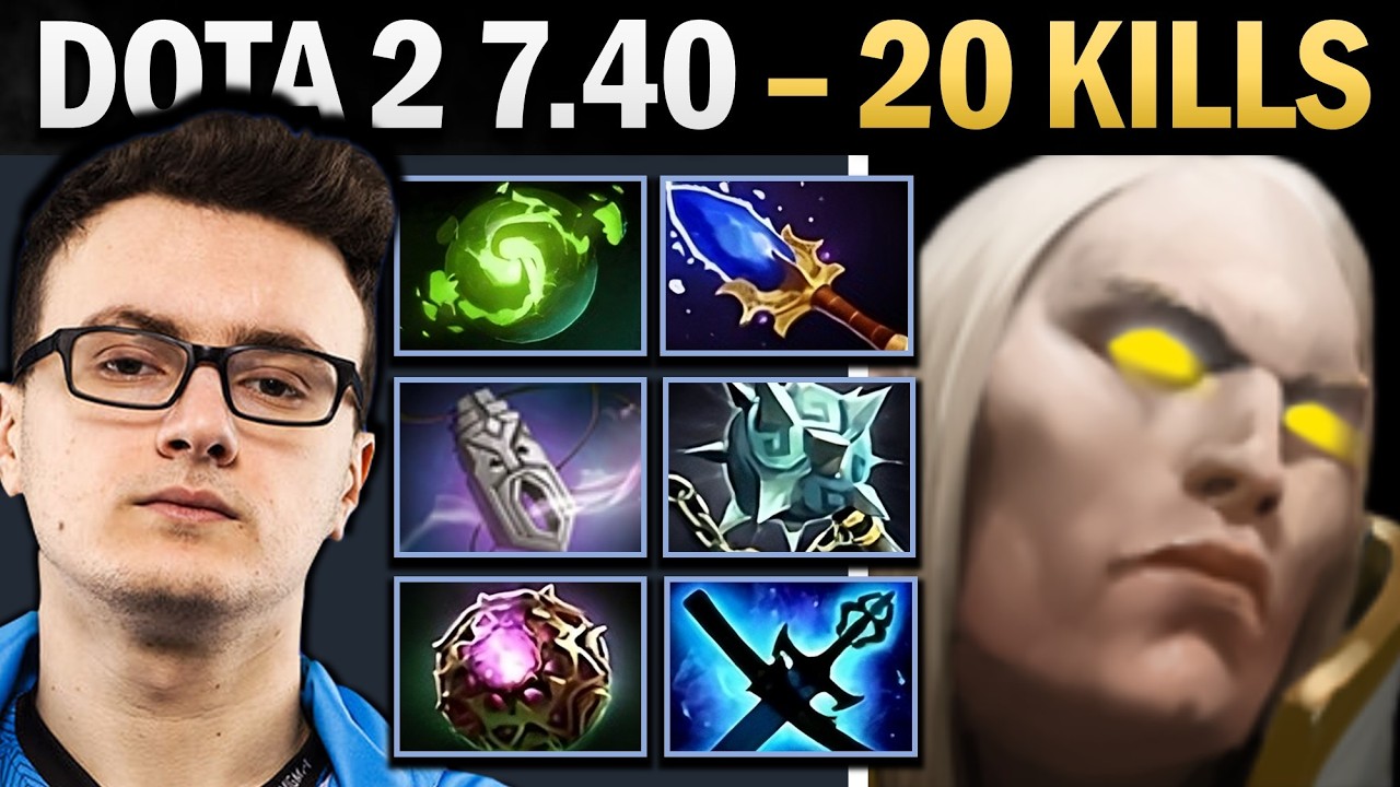 Invoker Mid with 1000 GPM and 20 Kills - Pro Dota Gameplay