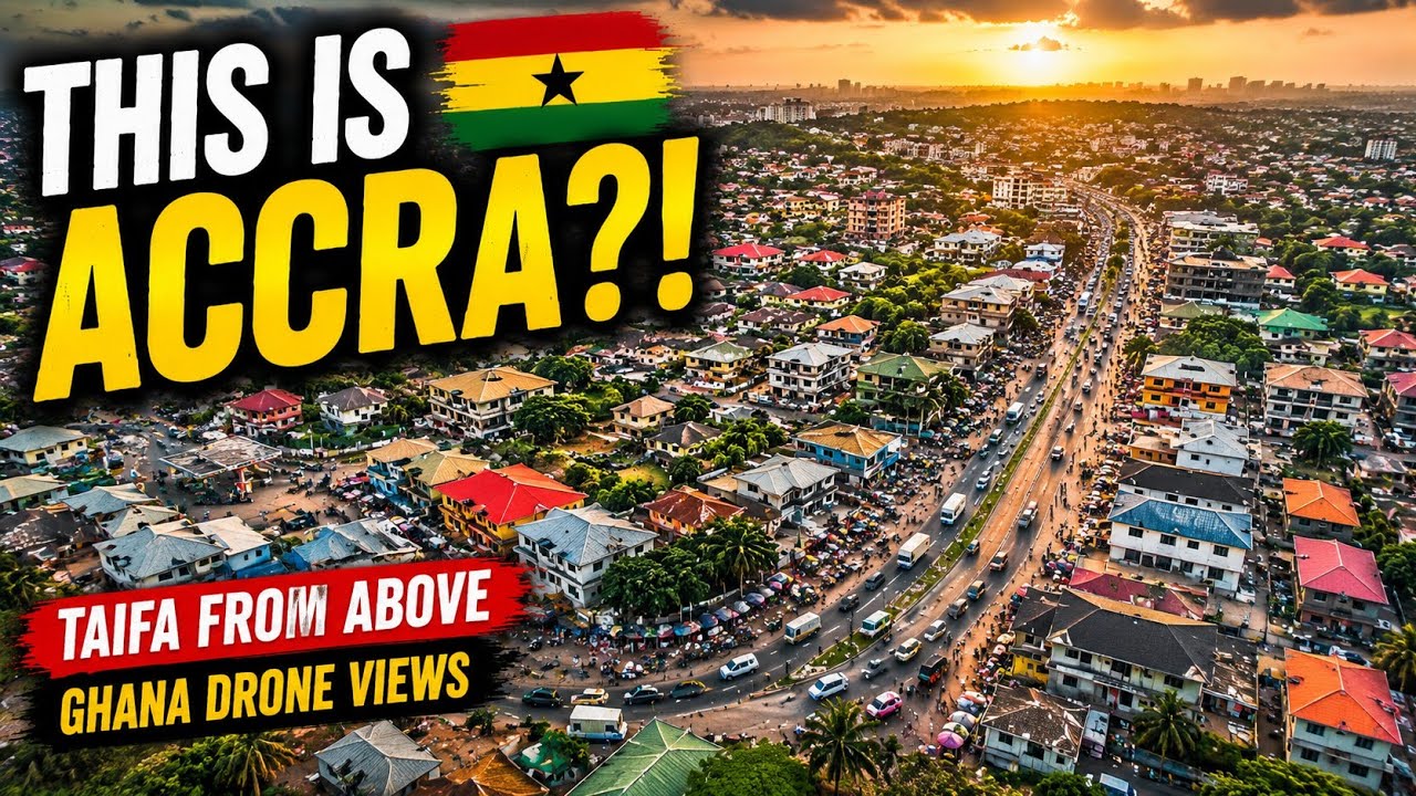 Taifa from Above 🇬🇭 | Accra Drone Views