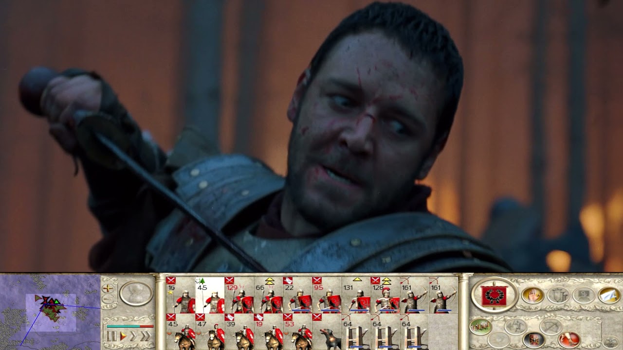 Gladiator dubbed with Rome Total War sound effects