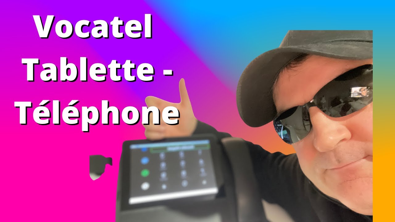 VocaTel Tablette-téléphone fixe à reconnaissance vocale : Téléphone fixe accessible