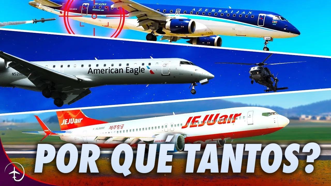 Por qué ha habido tantos ACCIDENTES de AVIÓN recientemente?