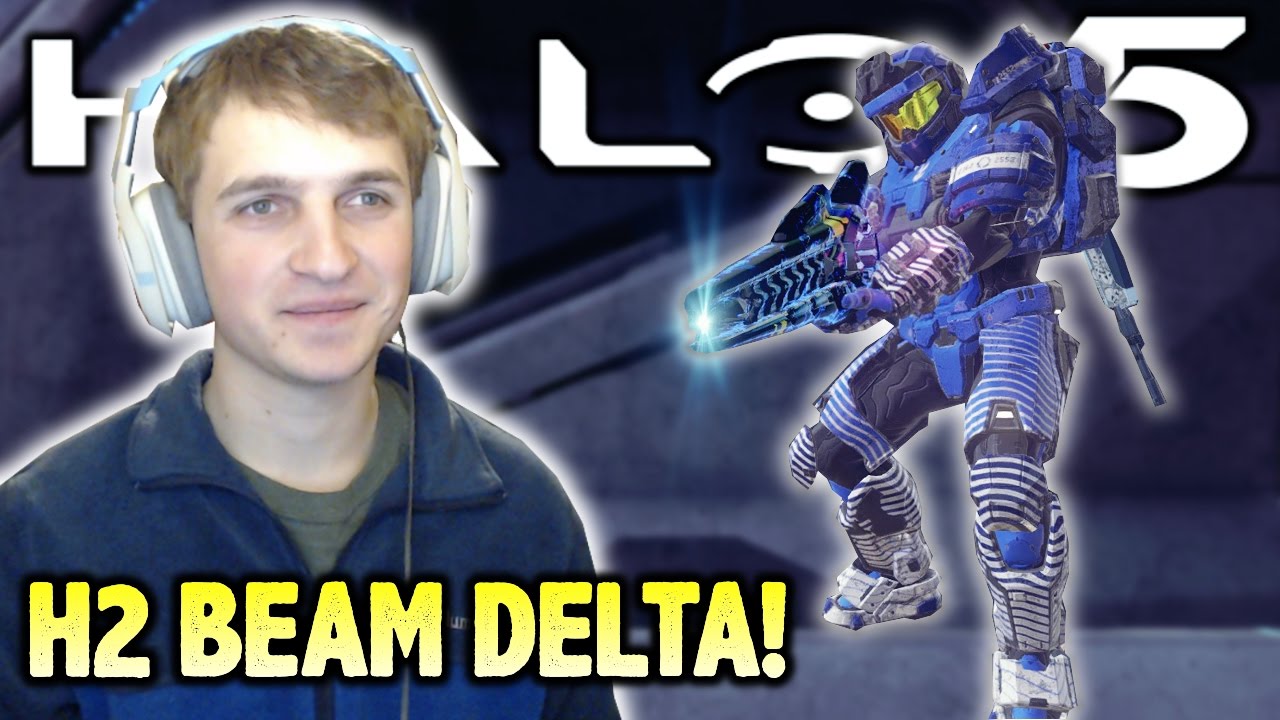 HALO 2 BEAM RIFLE DELTA INVINCIBLE! (Halo 5 Warzone)