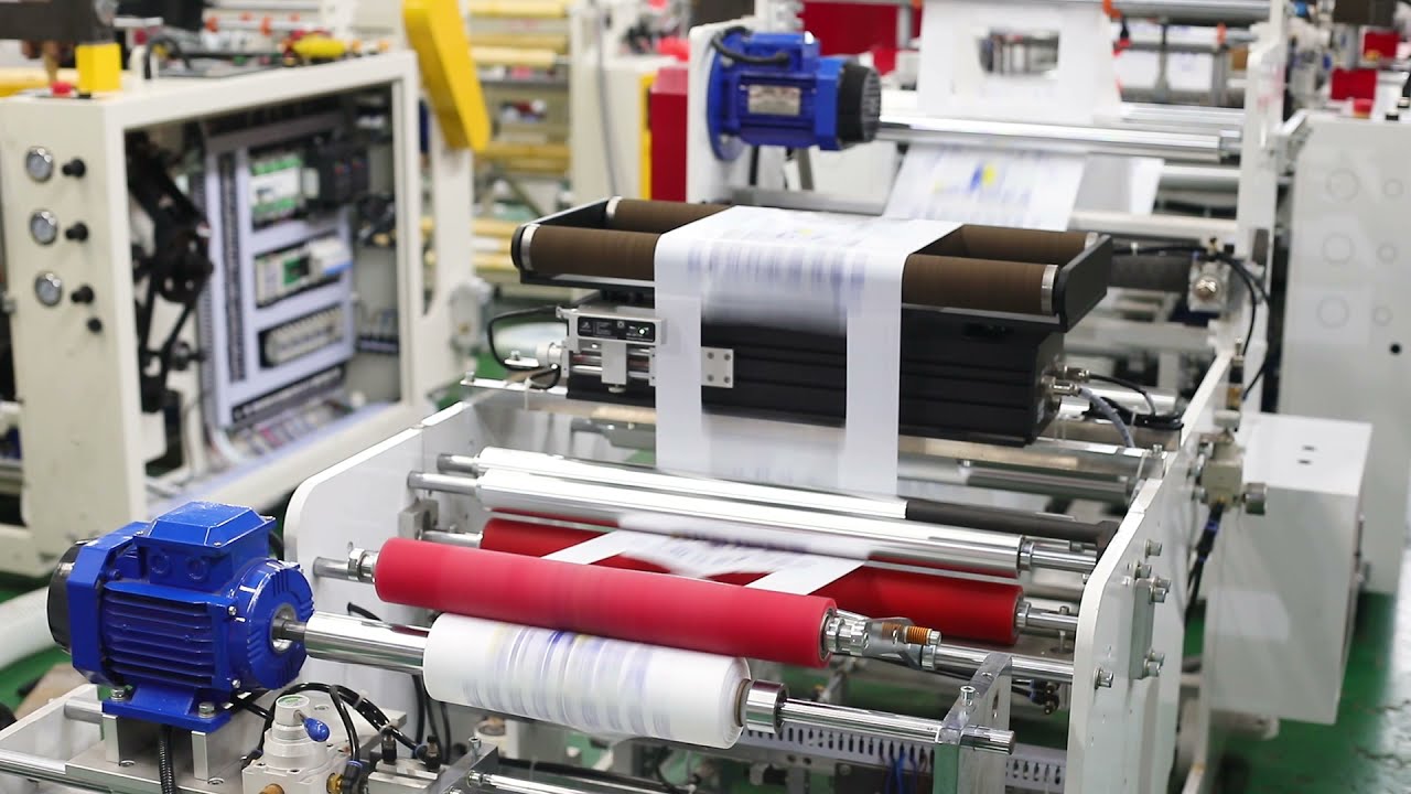 HSYT-600LJ semi automatic T-shirt bag on roll making machine for PE film and biodegradable film