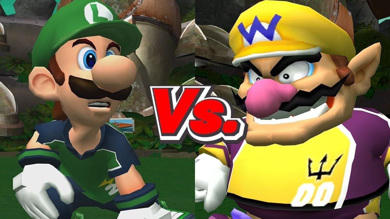 Super Mario Strikers - Luigi/Koopa Troopa Vs. Wario/Koopa Troopa