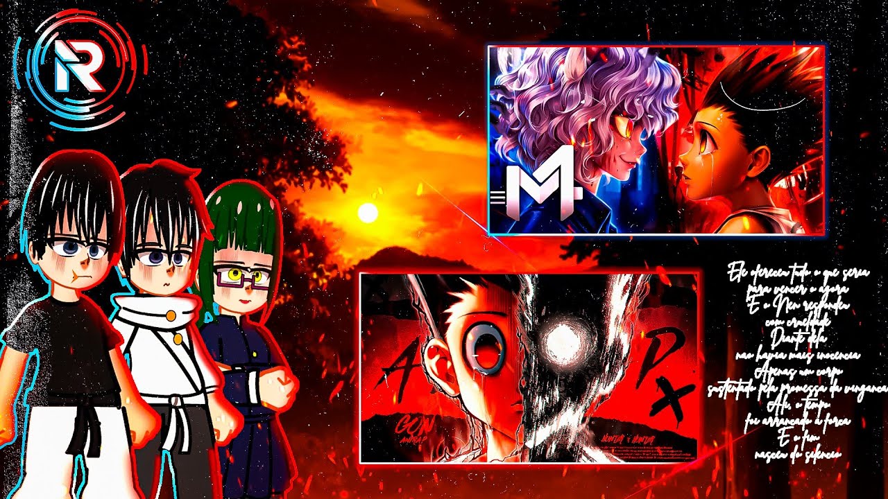 Jujutsu Kaisen React a ♪ Gon | Inocência | AniRap e Gon x Neferpitou  - Homem Gentil | M4rkim 2 em 1