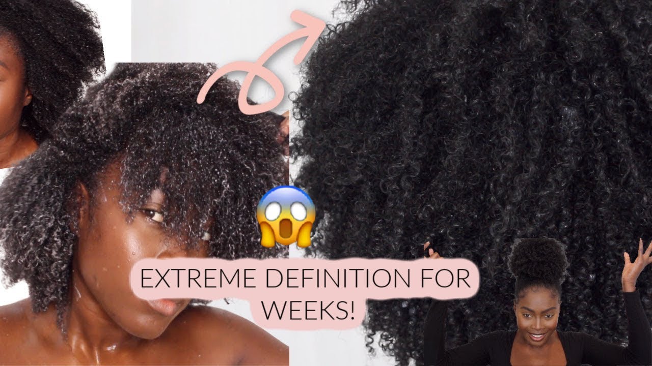 HOW TO GET EXTREME LONG LASTING DEFINITION ON TYPE 4A/4B/4C HAIR || BEST WASH & GO METHOD FOR