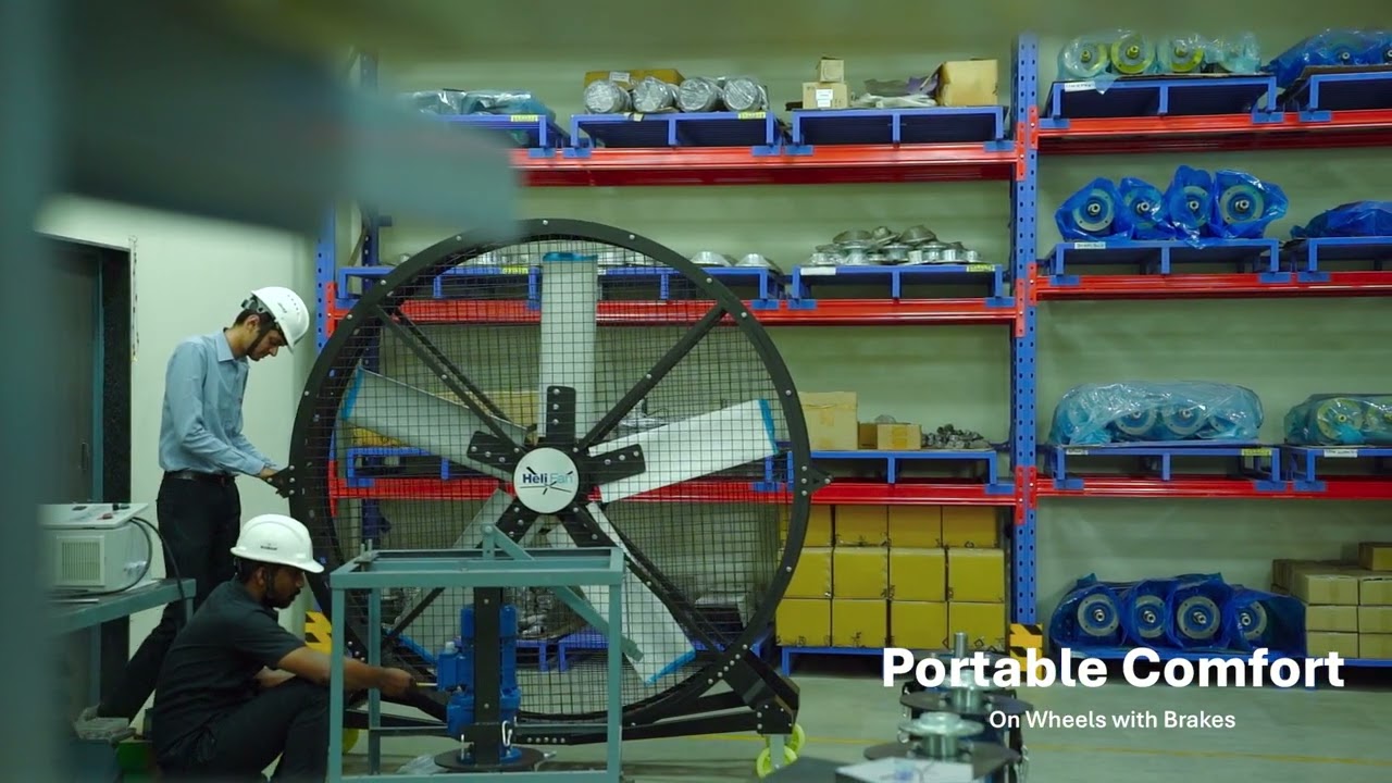 HeliFan Air on Wheels