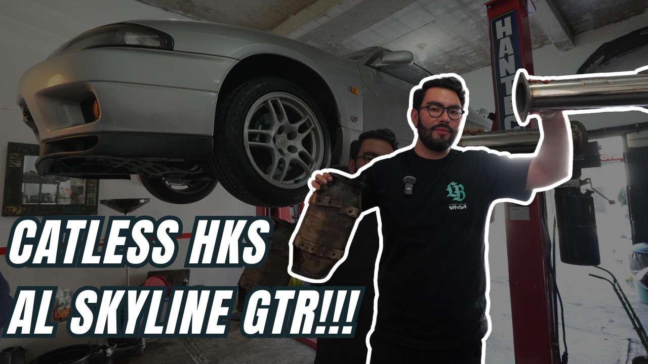 Quitando el catalizador a mi Nissan Skyline GTR!!! ¿Suena como el de bryan? | Leo Cuevas