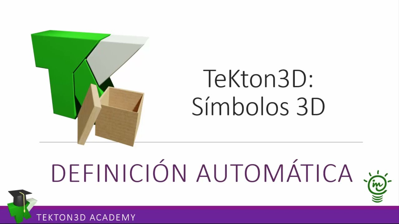 TeKton3D - Creación automática de símbolos 3D