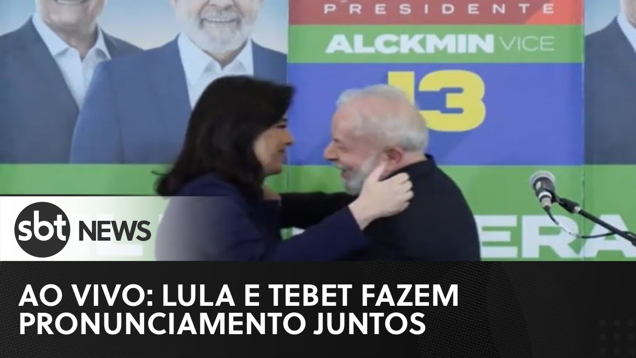 AO VIVO: Lula e Tebet falam &agrave; imprensa