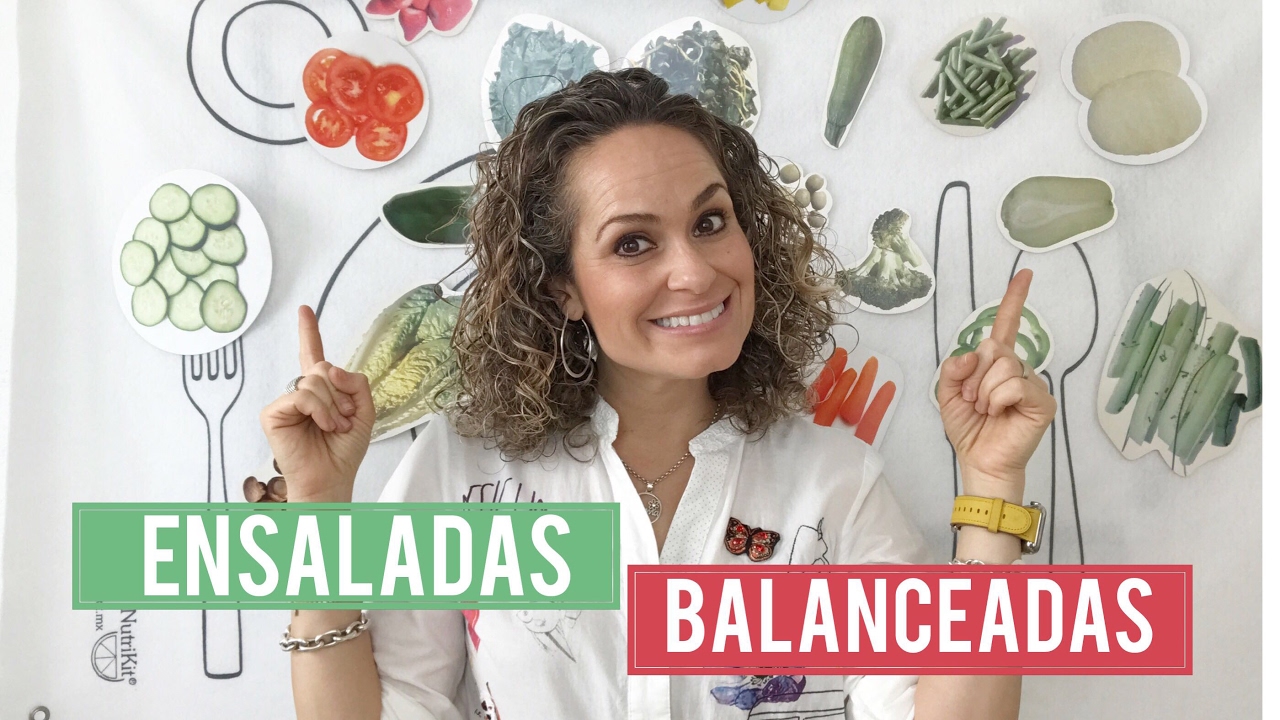 Como Preparar Ensaladas Balanceadas  Y Saludables / ANUTRICIONAL TV