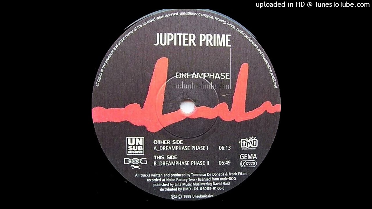 Jupiter Prime - Dreamphase (Phase II Mix). 1999