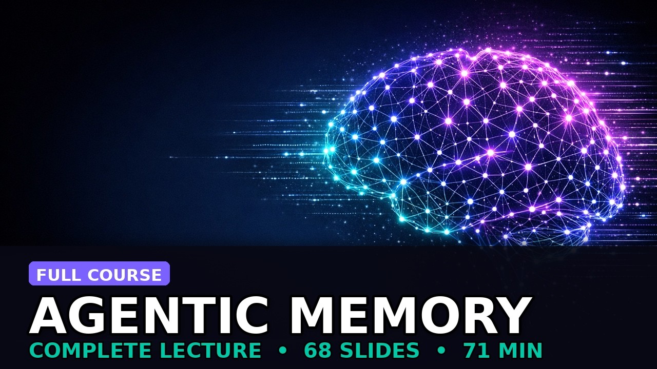 Agentic Memory: Complete Lecture — Forms, Functions & Dynamics (68 Slides, 71 Min)