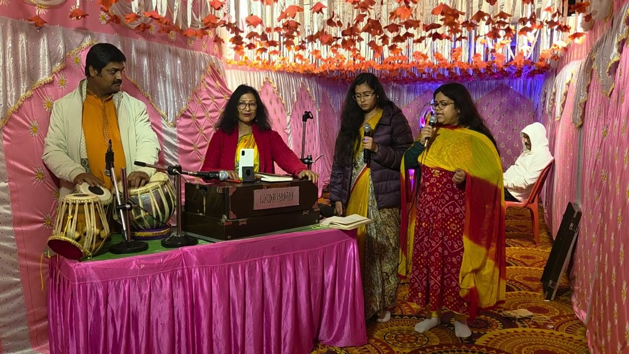 Tanushree & Apurva ISanchali Nag mam on Harmonium IPathak sir on Tabla I