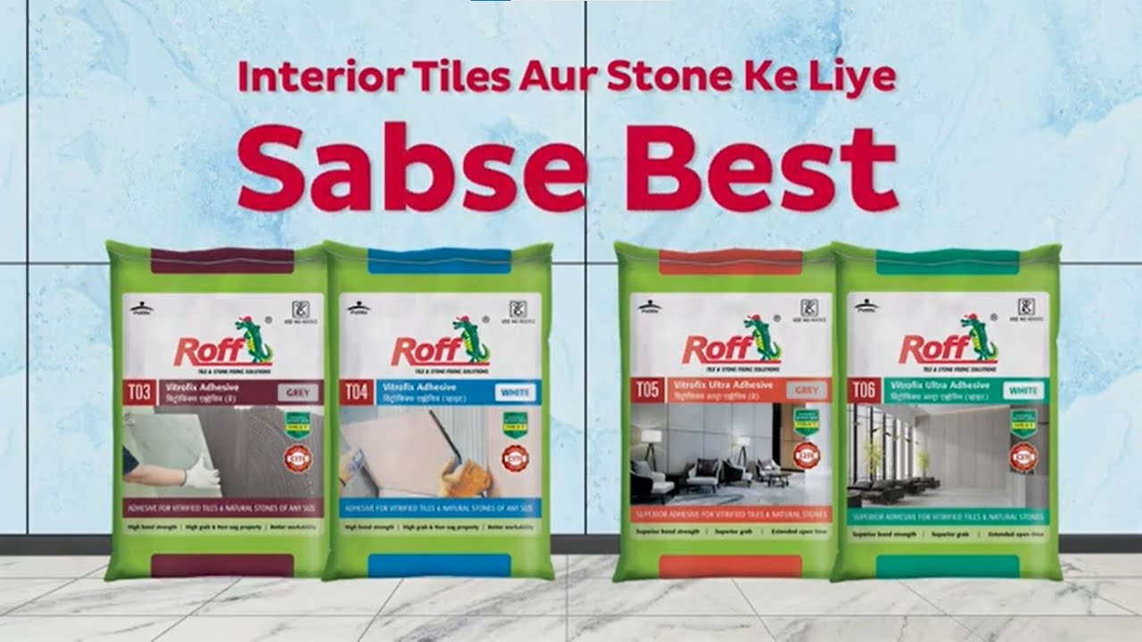 Roff Vitrofix Ultra | Superior adhesive For Internal application of Vitrified tile and Natural stone