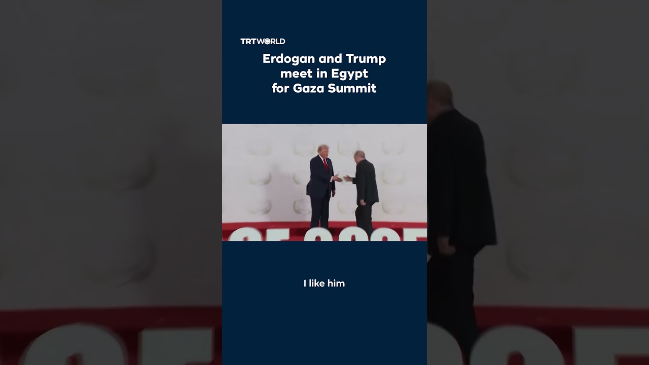 Trump and Erdogan meet in Sharm el-Sheikh for Gaza Summit