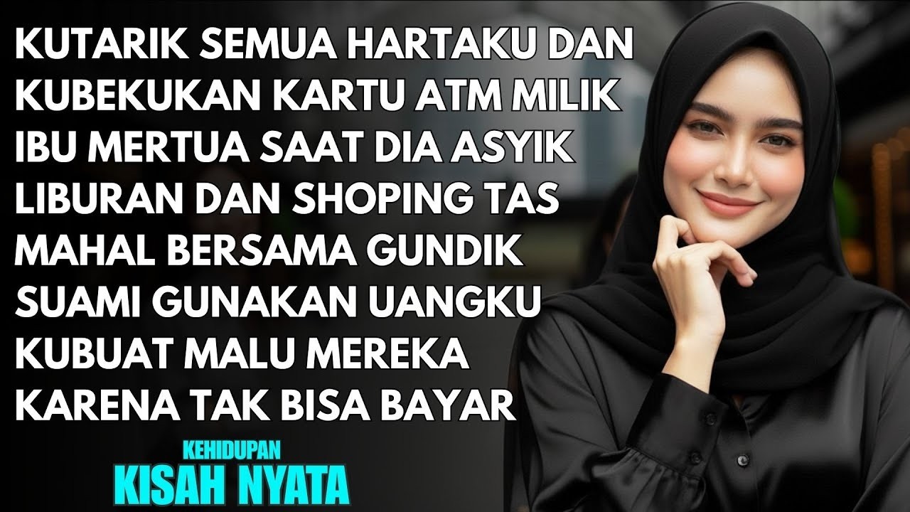 KUBEKUKAN ATM IBU MERTUA SAAT KUPERGOKI DIA LIBURAN DAN BELANJA BERSAMA GUNDIK SUAMI - NIKMATILAH