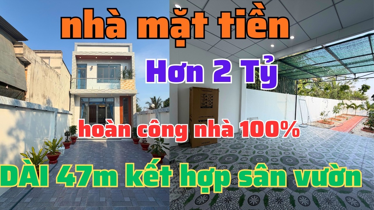 Siêu Phẩm Nhà Lầu Mặt Tiền Đường Nguyễn Lương Bằng – Hậu 47m Đã Hoàn Công | Nhà Đất Tây Ninh 1567