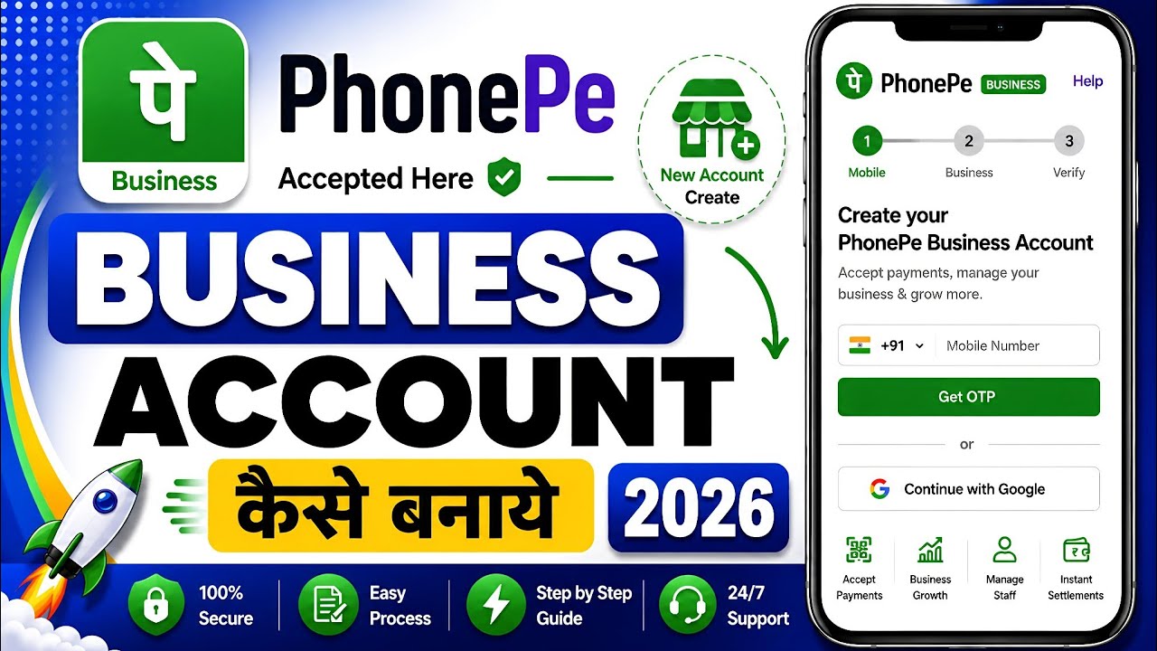 Phone Pe Business Account Kaise Banaye | How to Create PhonePe Business Account | Free Merchant & QR