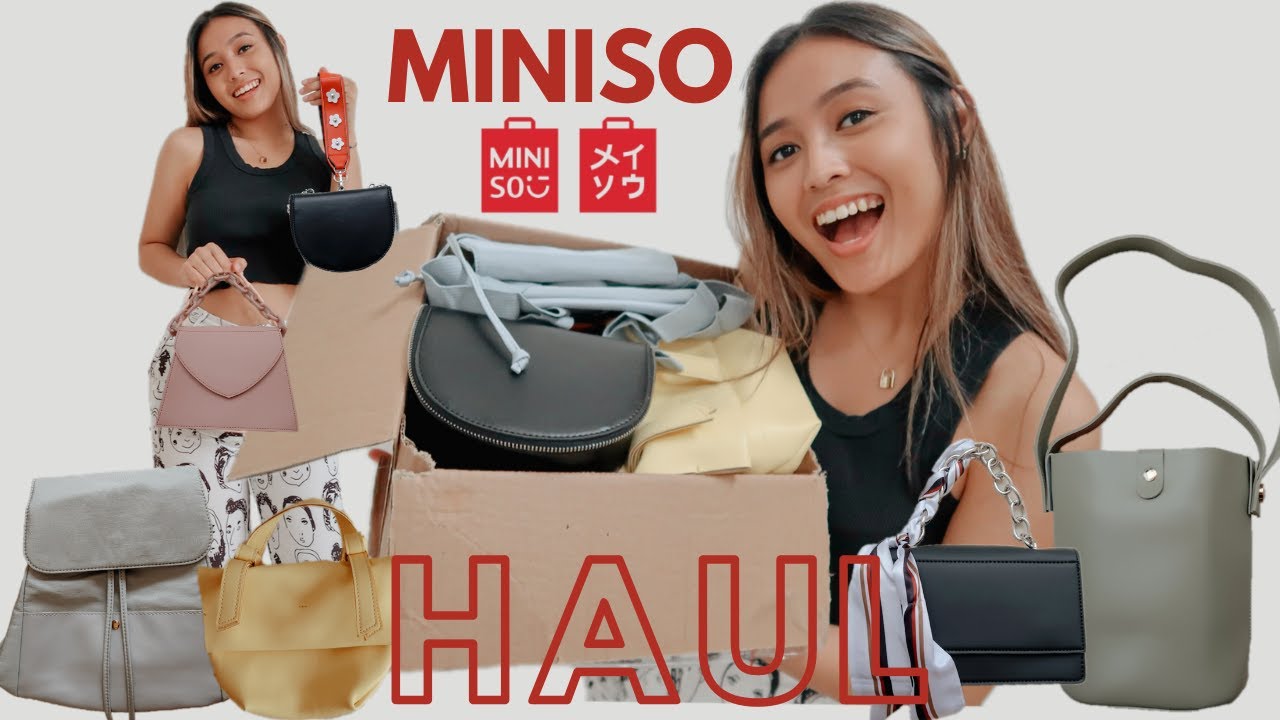MINISO HAUL!! Borong tas lucu lucu dibawah 100K!!