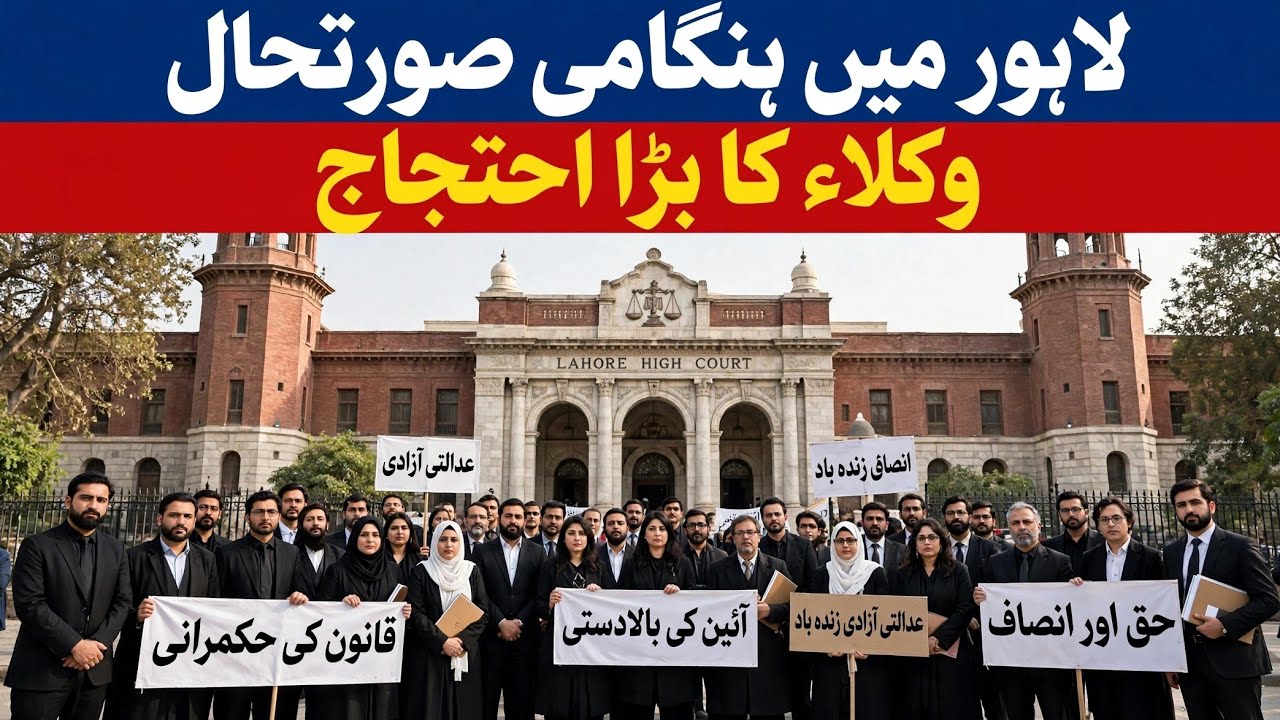 Lahore Lawyers Protest Latest News | 29 Lawyers Released on Bail, Traffic Restored at GPO Chowk