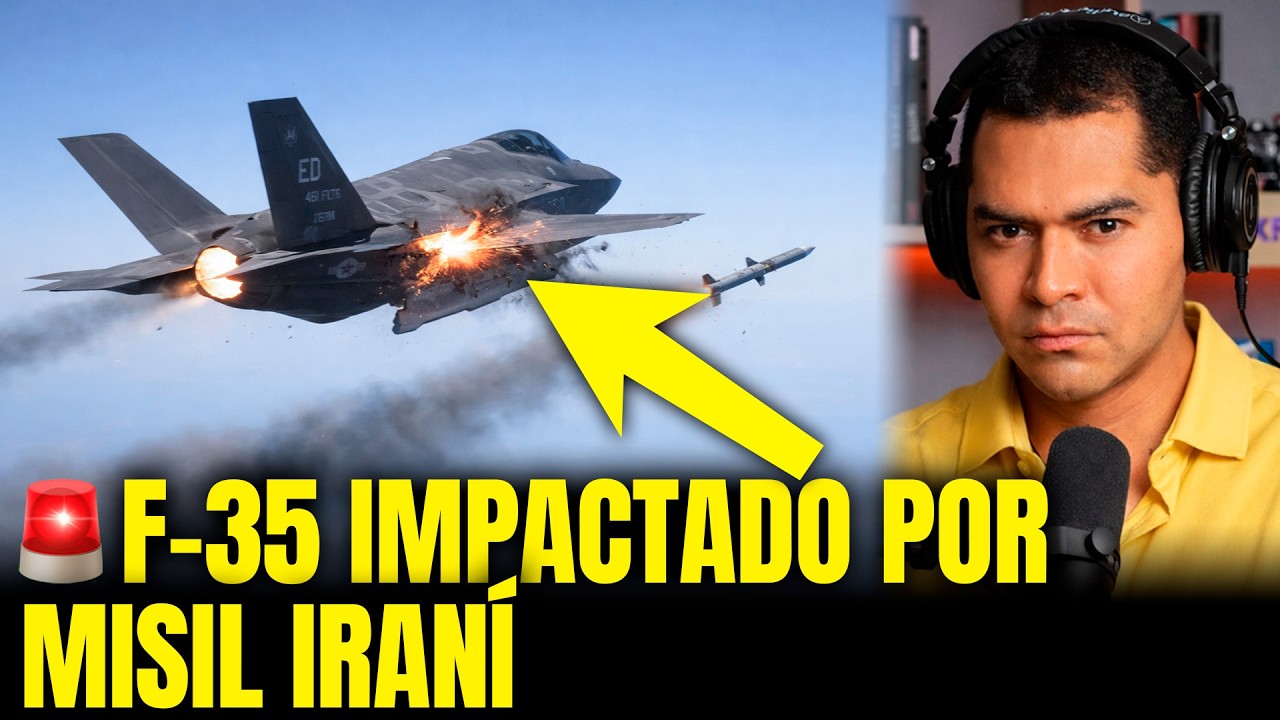 ATAQUE DIRECTO: IRÁN IMPACTA CAZA F-35 DE ESTADOS UNIDOS