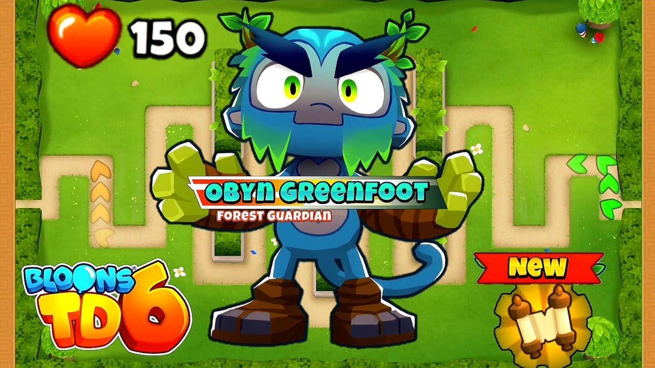 Obyn Greenfoot Hero New Map Completed! | Bloons TD 6